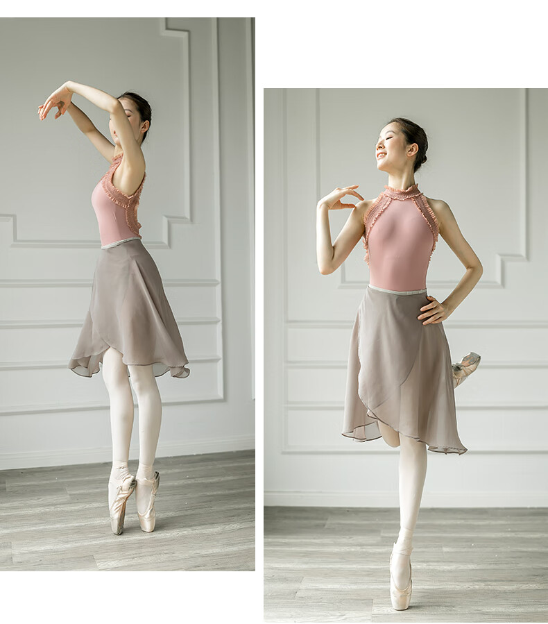 点策芭蕾舞芭蕾舞连体服服女成人体操服形体舞蹈服空中瑜伽基训服154