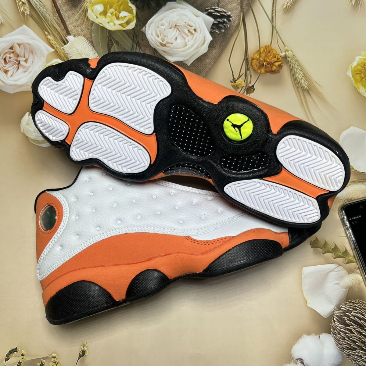 运动鞋air jordan 13 retro "starfish" 海星橙 橙色 38.