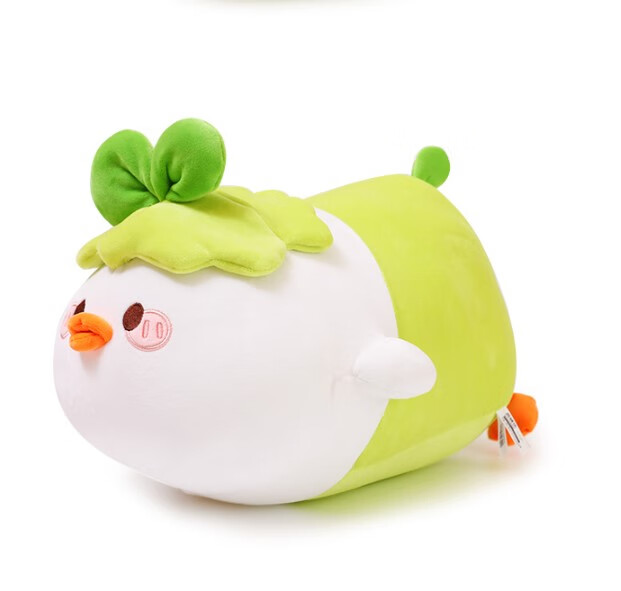 小菜鸡毛绒玩具 可爱小菜鸡vicky公仔毛绒玩具白菜睡觉抱枕儿童布偶