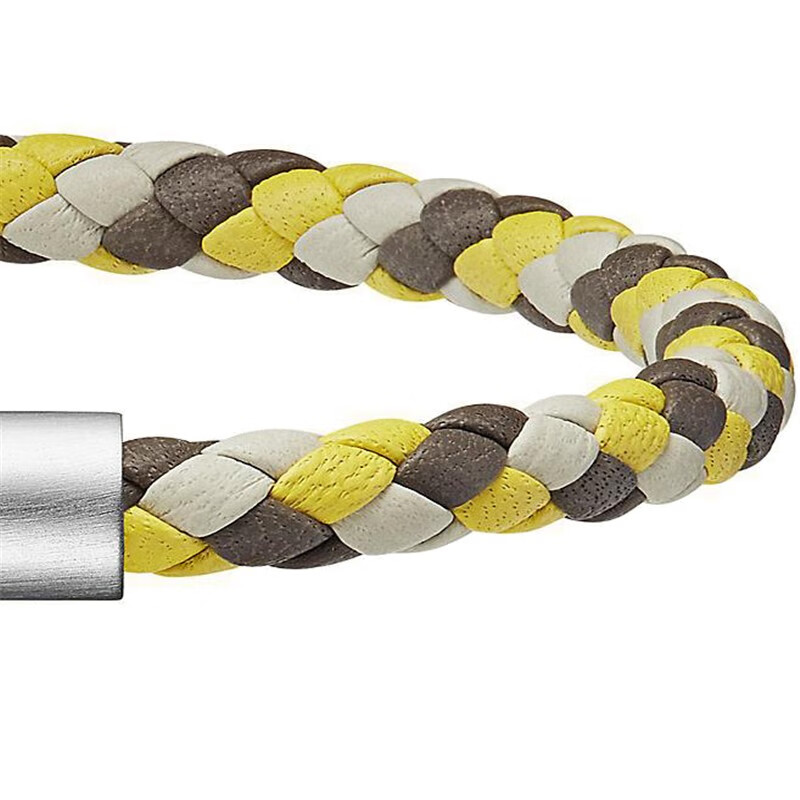 【保障】hermes爱马仕男手链手绳编织小牛皮拉丝三色代购