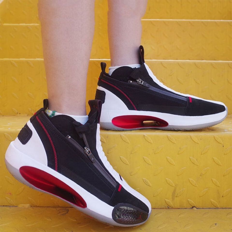 air aj34全明星aj34新年cny郭艾伦黑白火星日食篮球鞋 40【图片 价格