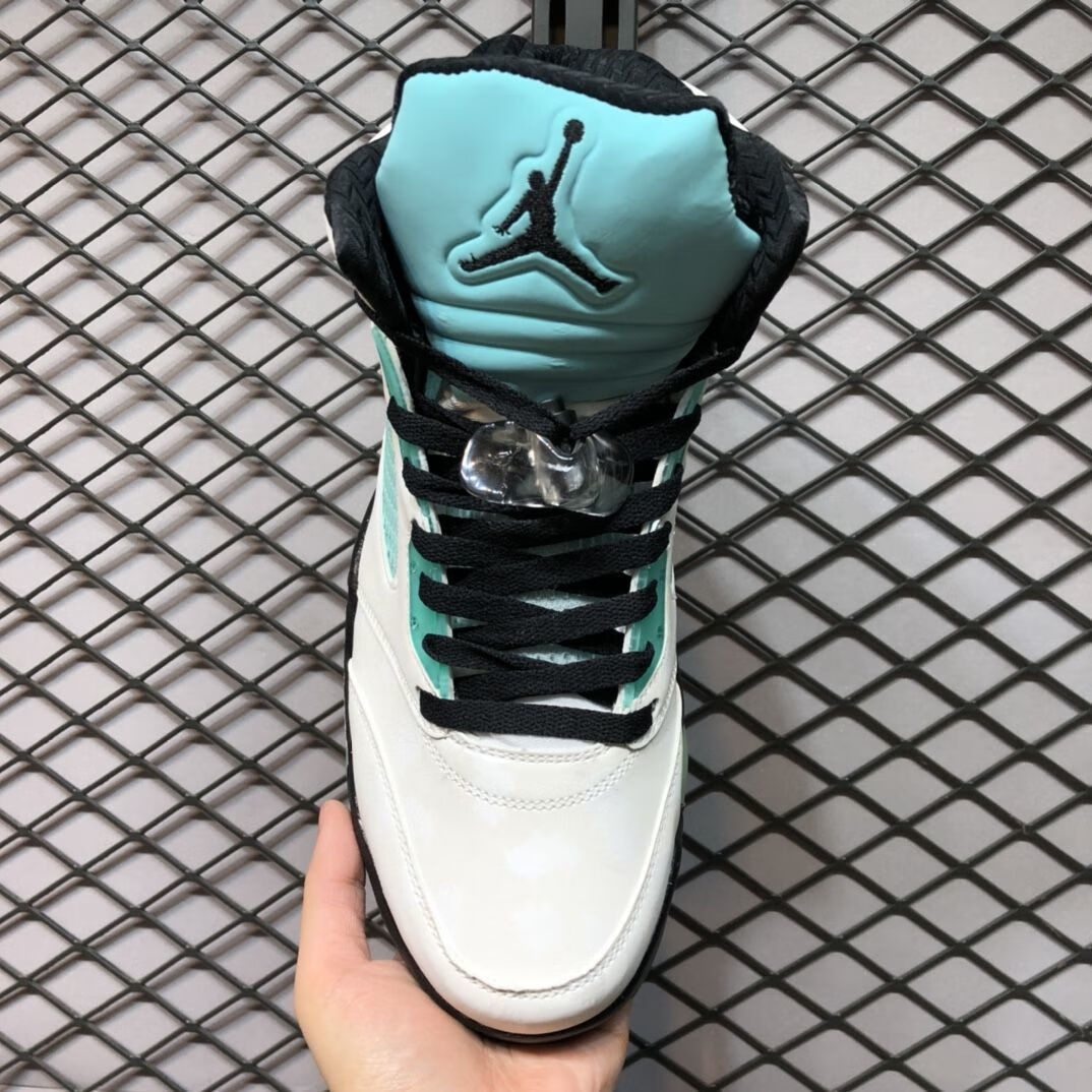 君闵【正确版】纯原 aj5 retro "薄荷绿" 3m反光高质量男女通用高帮