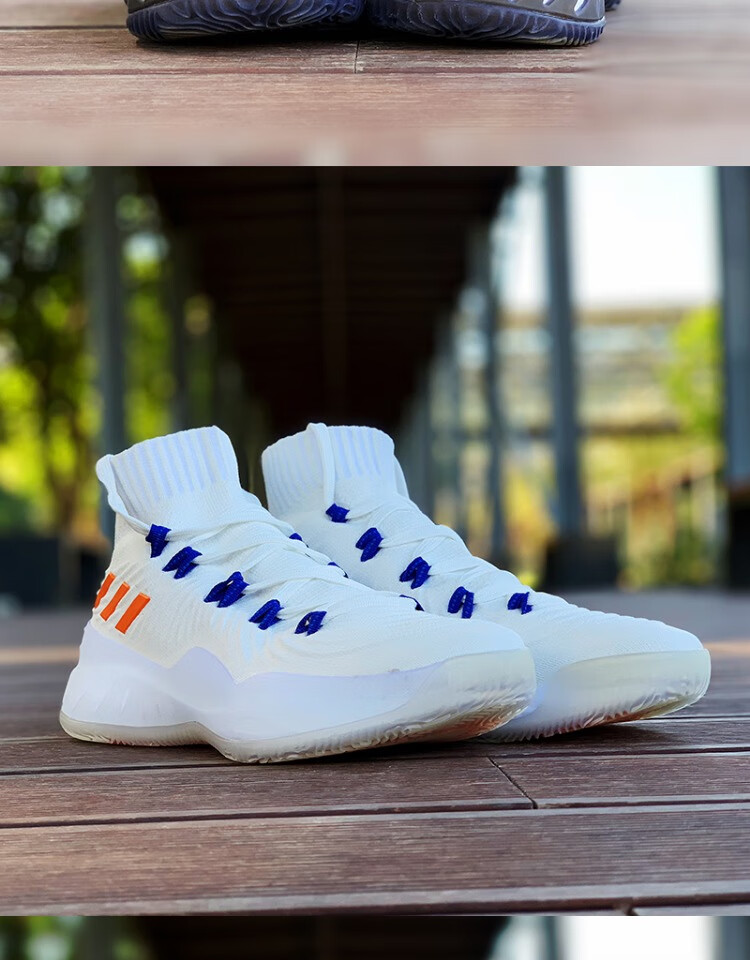 男鞋运动鞋威金斯秋冬季新款后卫控实战白色球鞋维金斯篮球鞋黑白色43