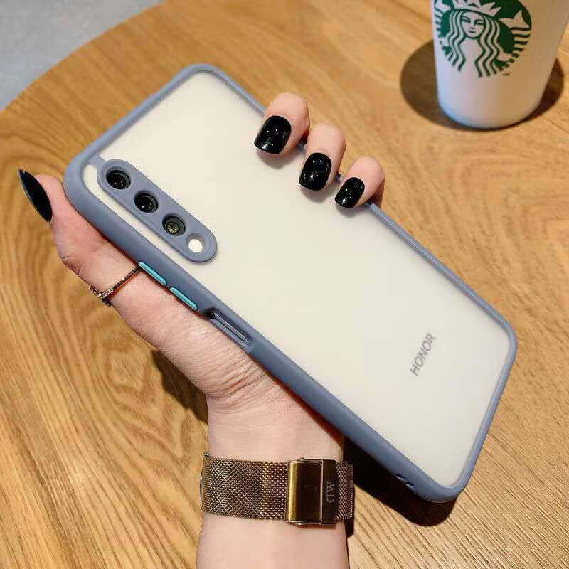 蓝鸟开泰 糖果撞色华为荣耀9x手机壳全包防摔磨砂荣耀9xpro镜头护眼