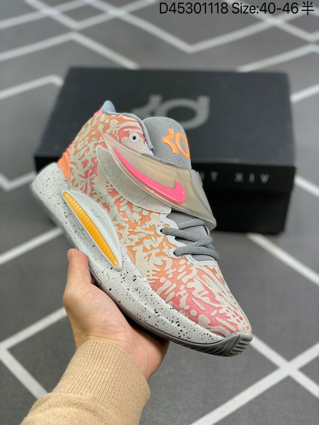 公司级 zoom kd 14 杜兰特14代 缓震实战nba男子篮球鞋凯文杜兰特 cw