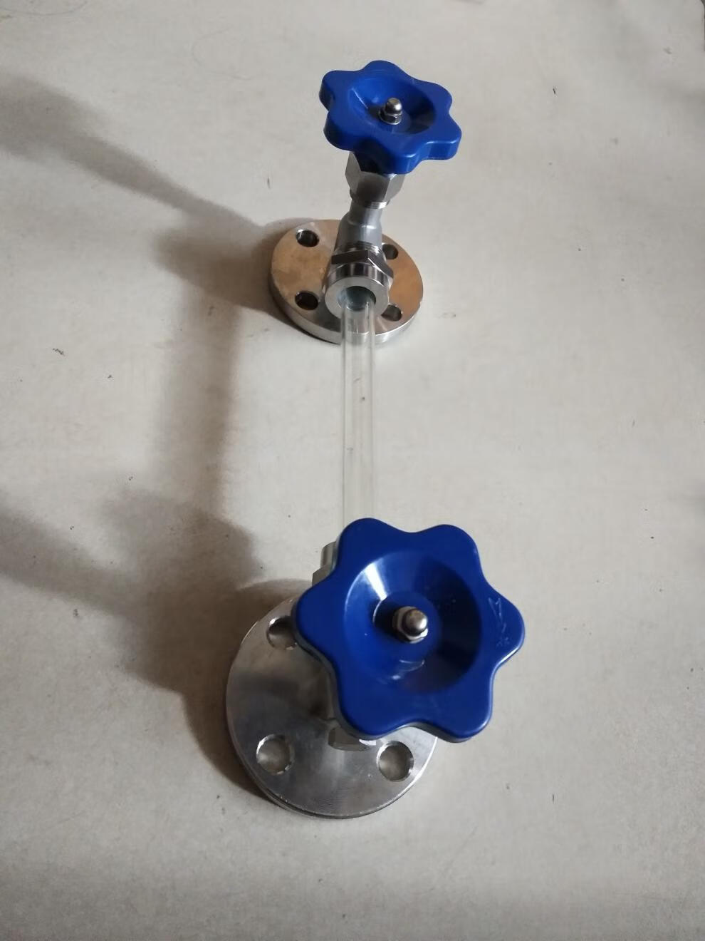 定制玻璃管水位液位计消防池亚克力管尺铜考克不锈钢水箱显示器加厚火