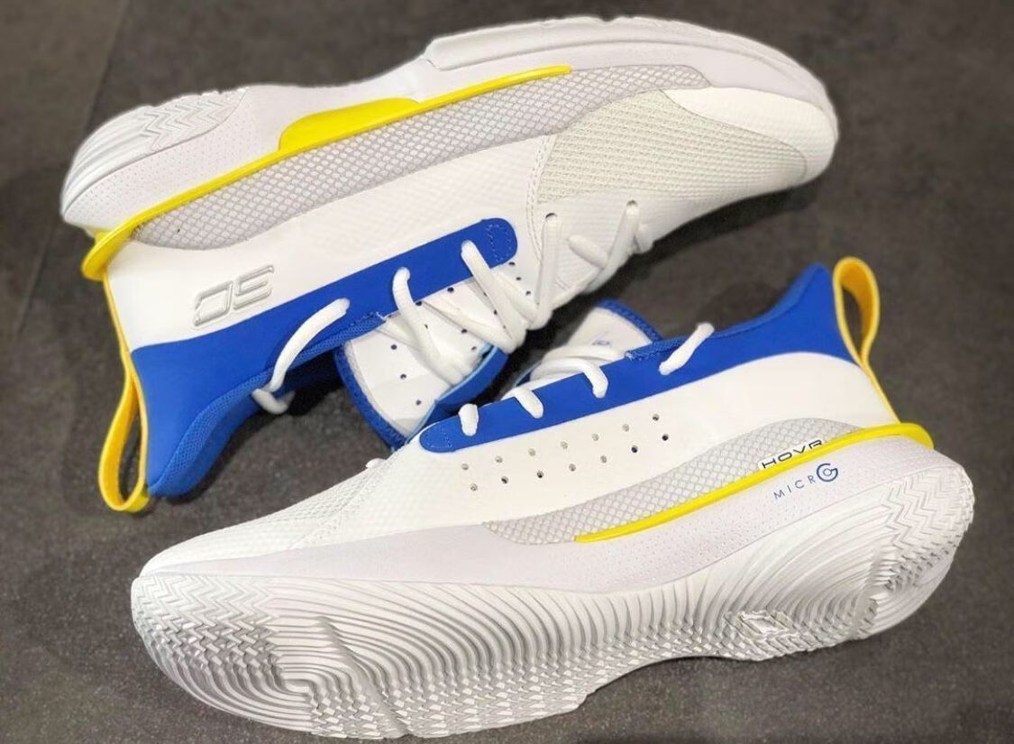 ua7代中国年curry 7糖果鸳鸯勇士主场圣诞实战耐磨篮球鞋 7白黑金 39