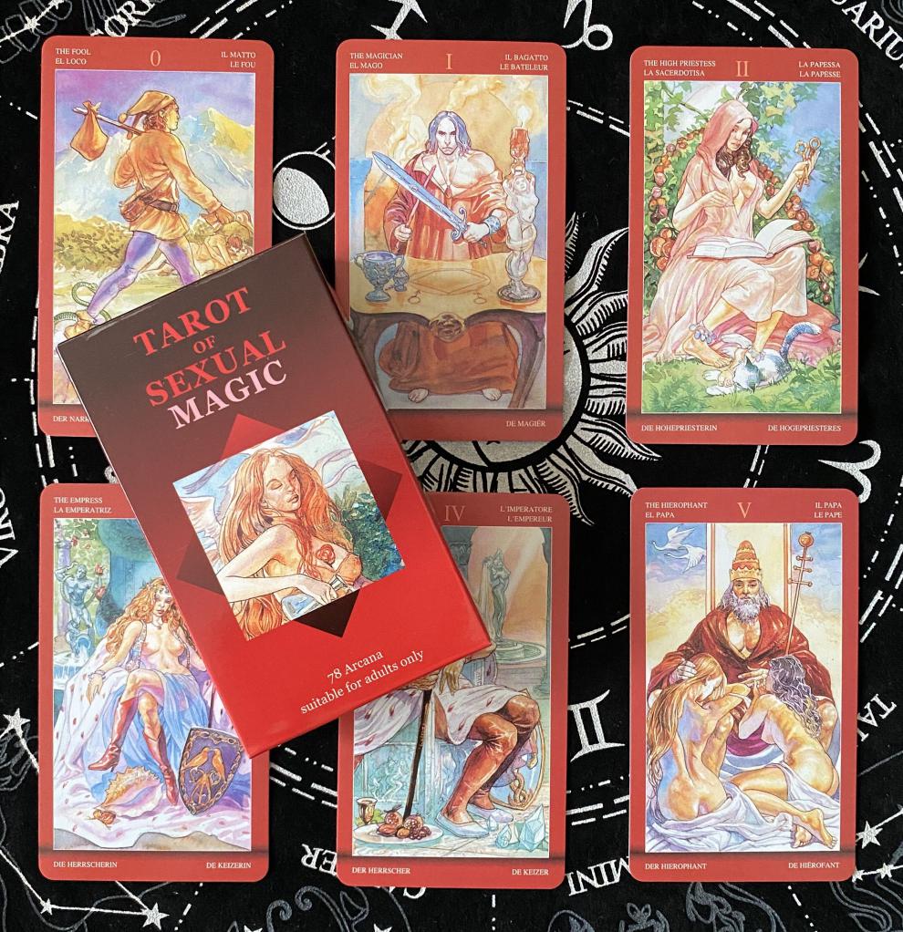 tarotofsexualmagic性感魔法塔罗牌英文定制卡牌性感魔法塔罗牌英文