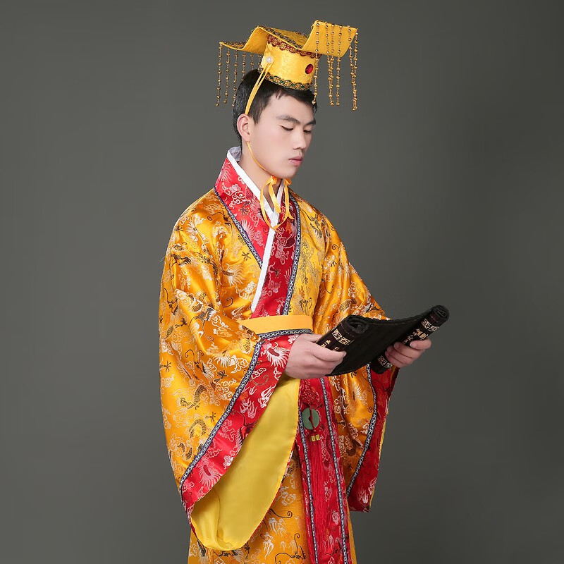 皇上服装古代皇帝龙袍皇帝服装古装唐朝秦朝汉服服太子服戏服演出服