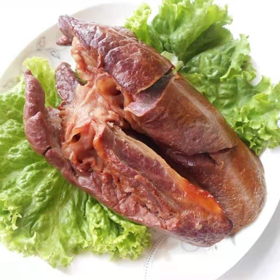 全熟卤猪肺特产熟食真空批发新鲜熟猪肺下酒小菜散养土猪卤猪肺全熟卤