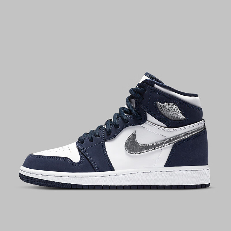 nike耐克篮球鞋女鞋秋季aj1海军蓝日本东京限定运动鞋轻便板鞋耐磨