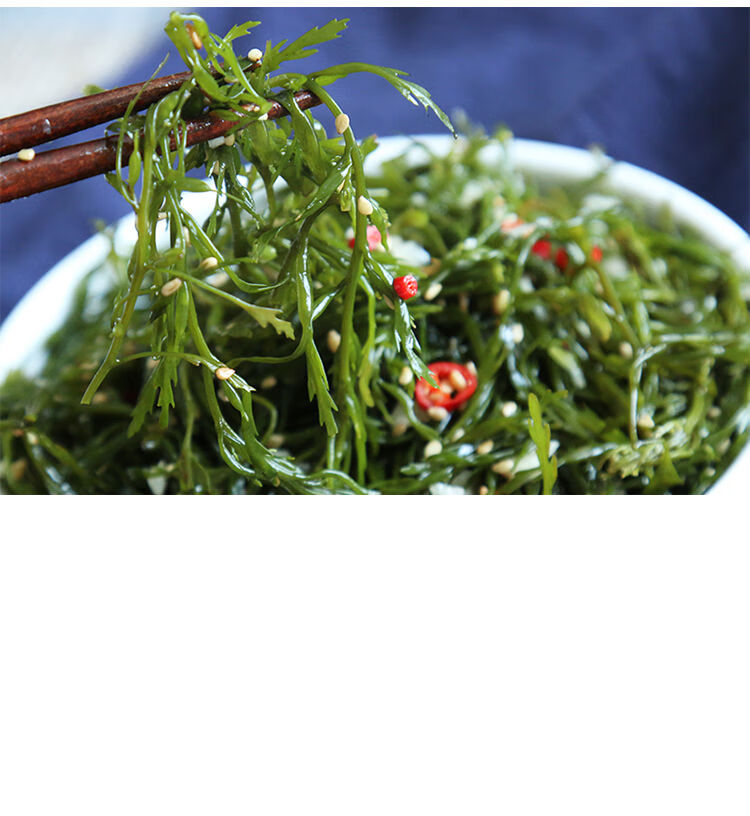 【20年新刚收割的菜】盐渍马尾藻新鲜鞭炮笋海藻菜长寿藻龙须菜 5斤装
