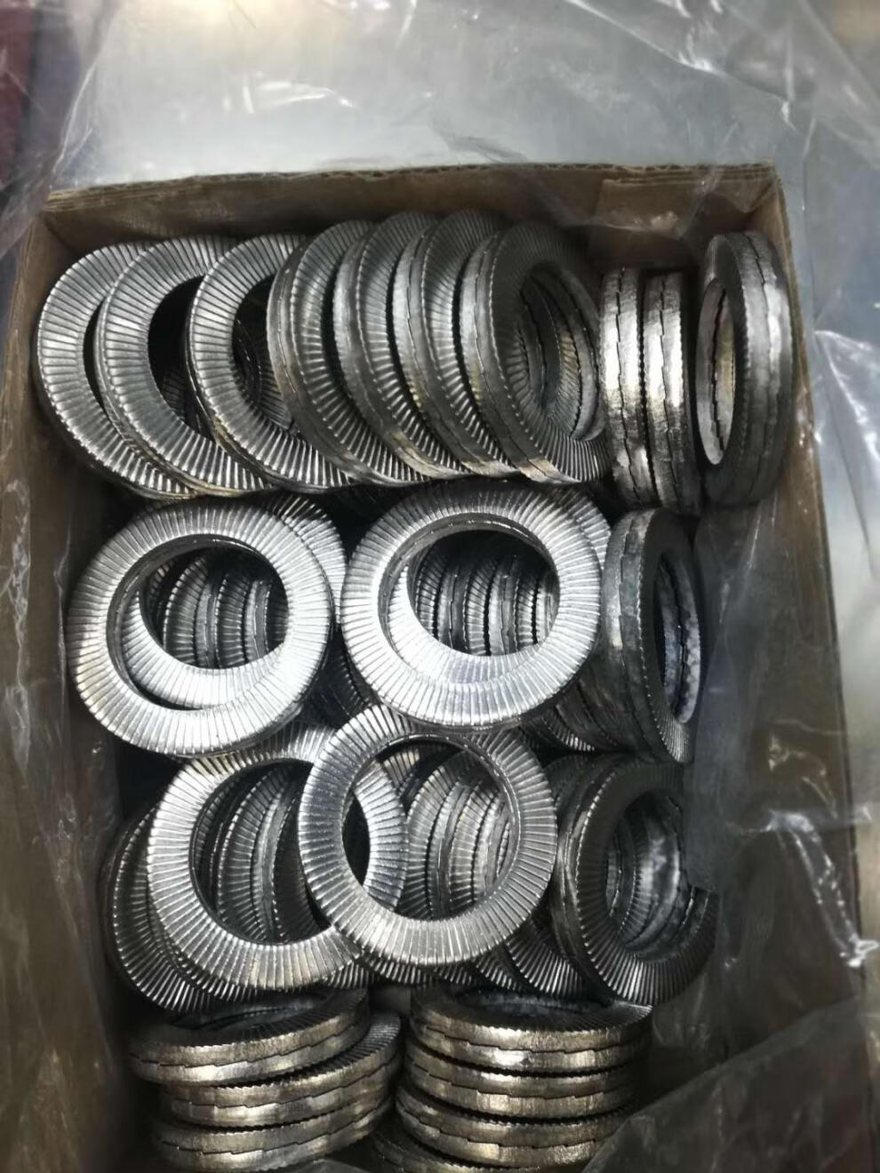 304不锈钢双叠自锁垫圈din25201防松垫片锁紧防松动垫圈m3m30nl3ssm