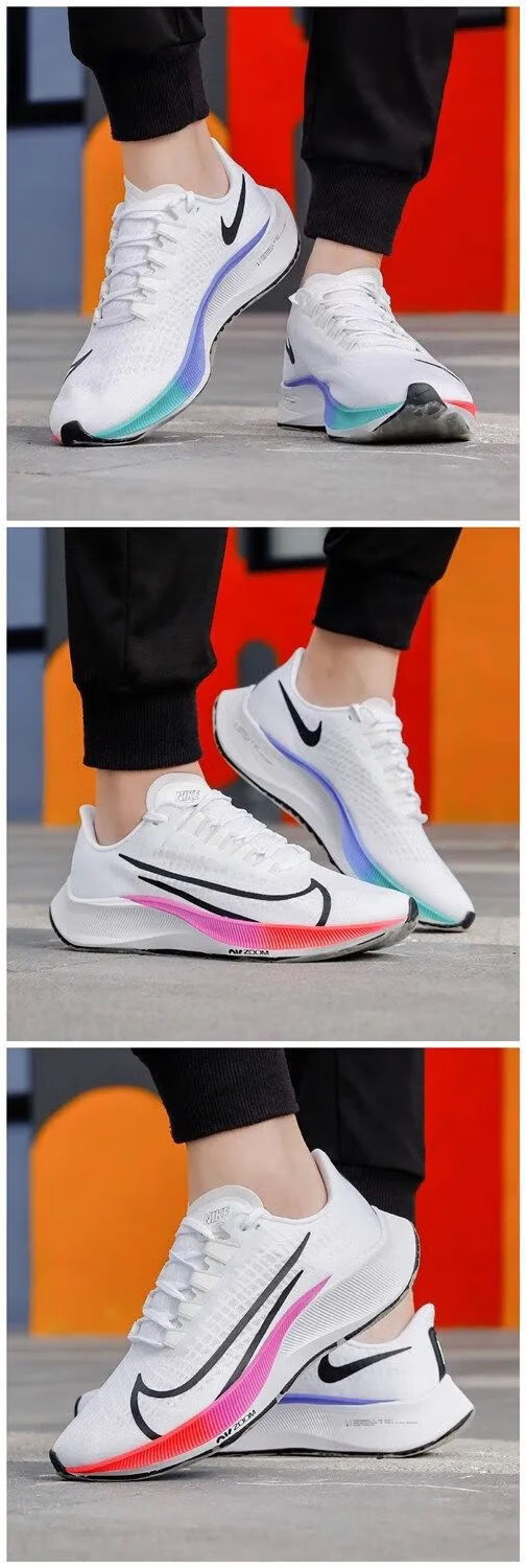 耐克(nike)飞马登月37代气垫鞋zoom透气减震男女情侣鞋马拉 高品质高