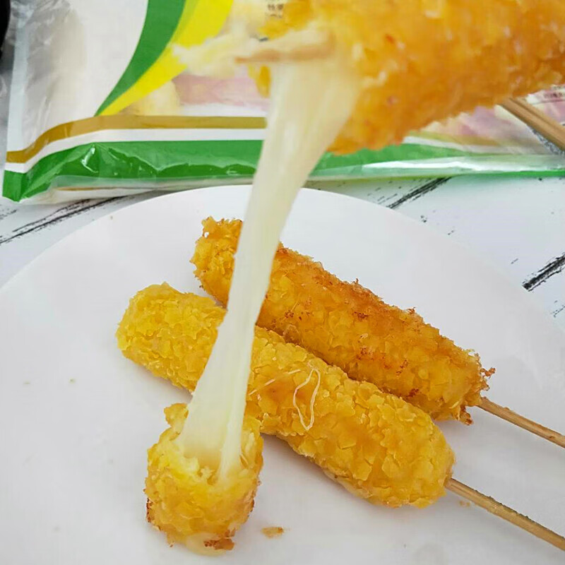 全芝士棒网红拉丝芝士棒 抖音奶酪棒 新品油炸小吃冷冻半成品 100g全