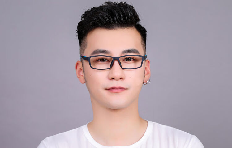 轻近视眼镜架子tr90眼镜框男板材女款全框潮学生配眼镜休闲款桔色只要