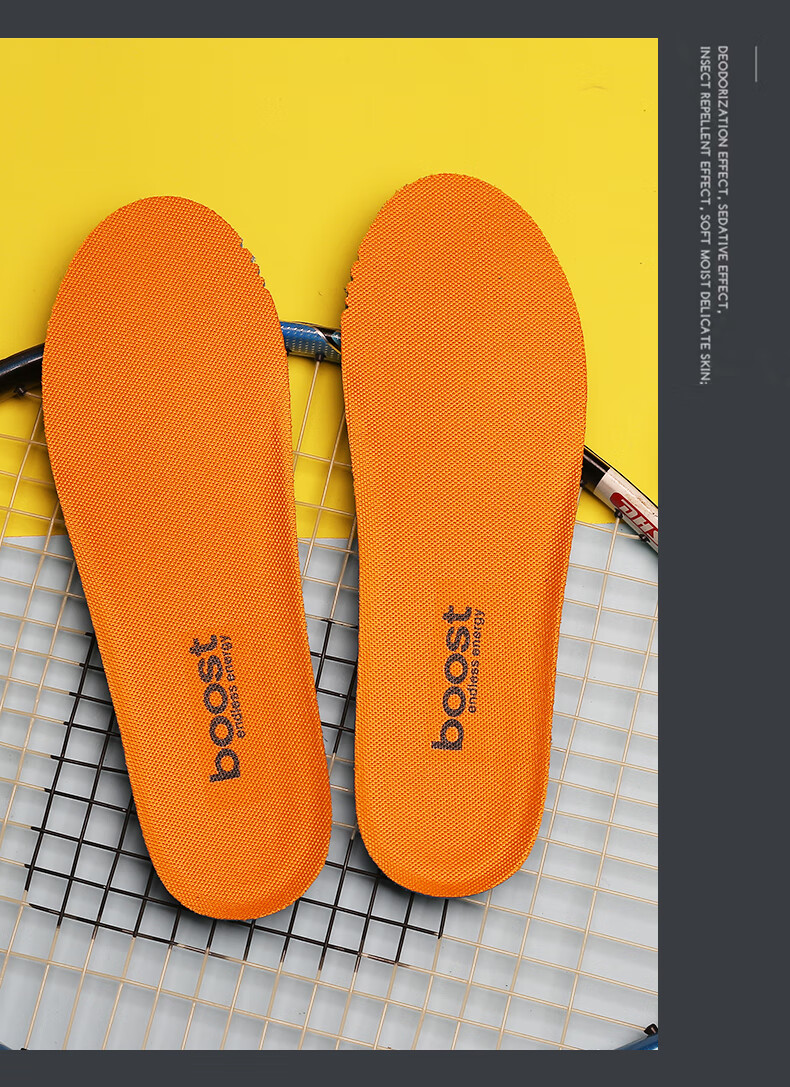 适配椰子350v2yeezy700500满天星天使爆米花鞋垫透气吸汗黑色1双装41