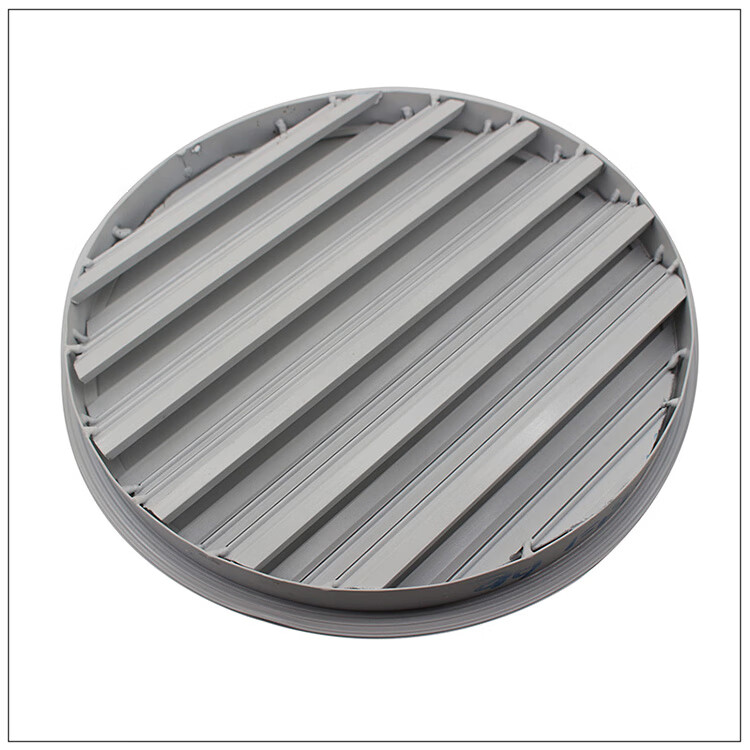 定制200铝合金圆形百叶窗出风口回风排风口 白色洞口圆形1000【图片