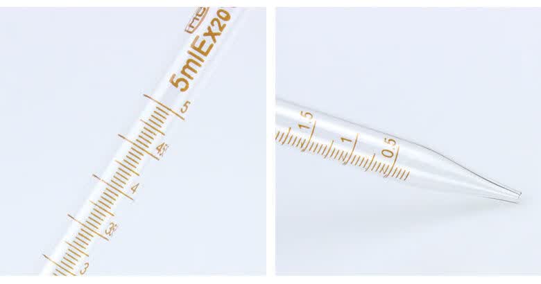 玻璃刻度滴管试剂移液胶头吸管123510ml带吸水球化学实验用品1ml3根