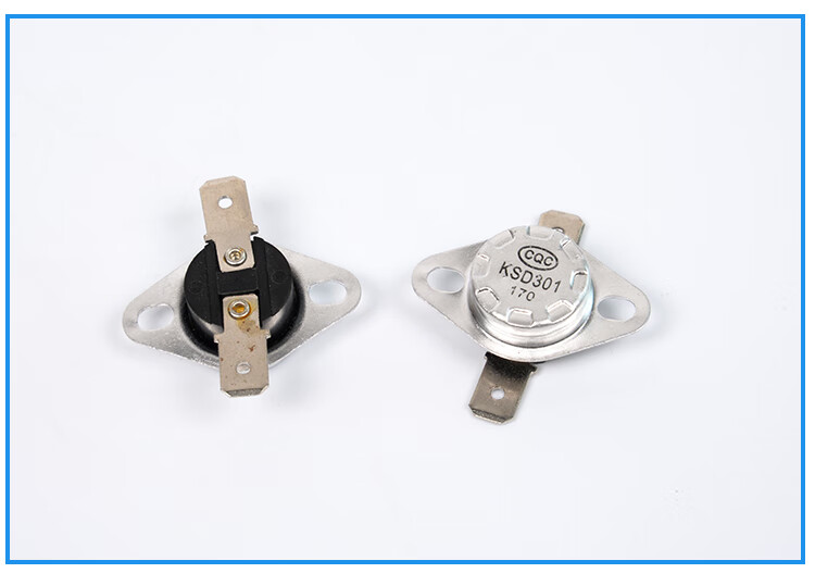 ksd301 10a 5只温控纽扣开关温控开关控制器智能开关 常闭 90度5只