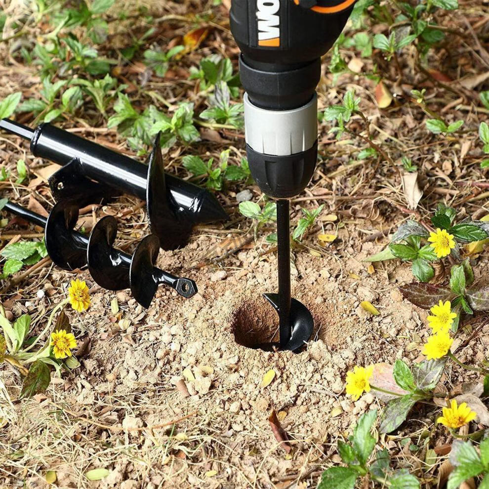 挖坑钻土神器手电钻地钻钻头花盆松土施肥花园种植绿化种菜种花 享动
