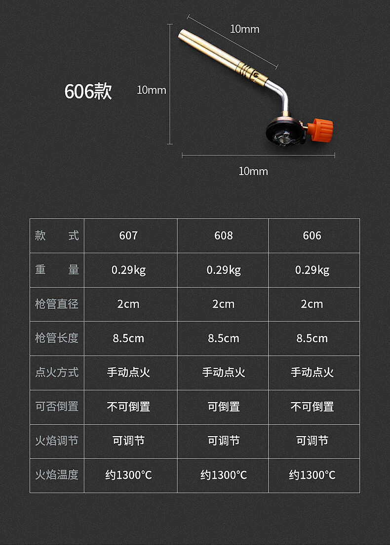 户外喷火枪烧猪毛家用猛火喷灯烤枪喷火器烧毛卡式喷枪头火焰喷枪定制