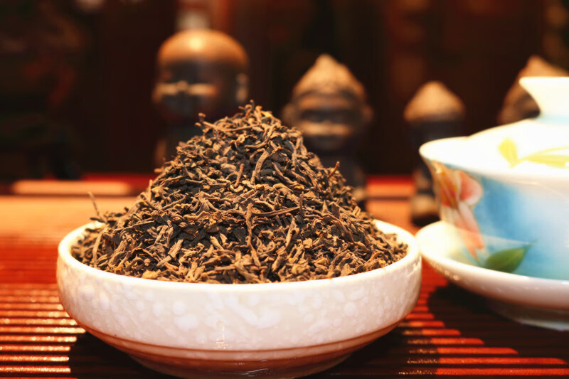 5折云南普洱茶熟茶浓香型陈年熟普勐海特级散装1000g散茶袋装茶叶1000