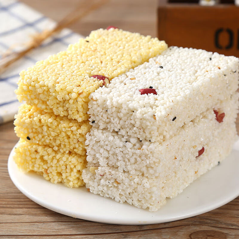 斤小米酥米饼休闲零食办公室米花酥不是油炸饼干零食米老头大米酥10包