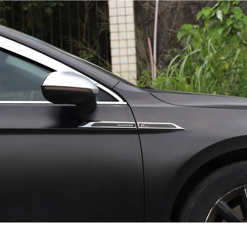 fgacct适用于适用1720款大i众迈腾b8改装配件装饰迈腾叶子板侧标车贴