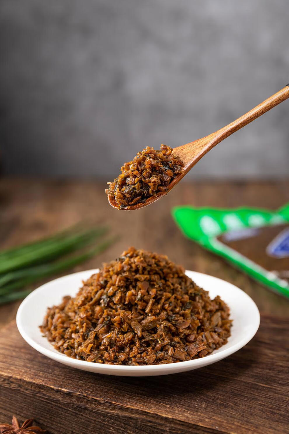 四川重庆特产1000g14袋烧白包子肉末咸菜燃面小面搭档 好芽菜 【凌香