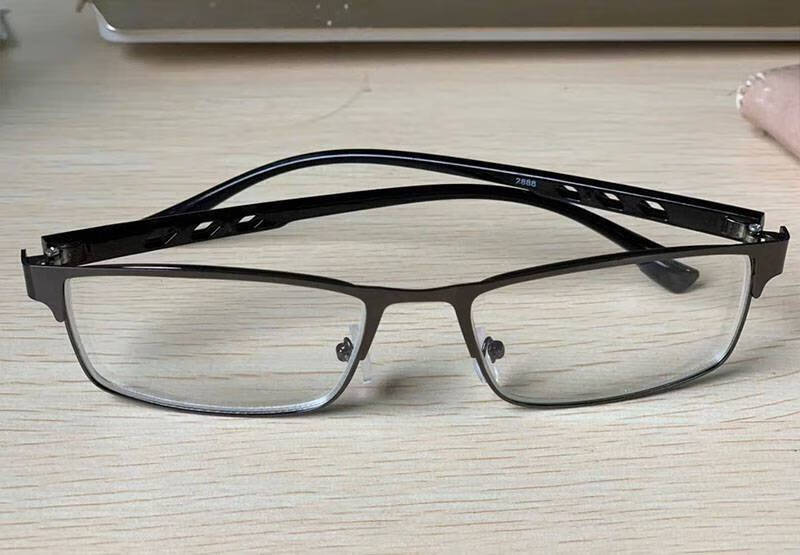 近视眼镜全框防辐射抗疲劳有度数眼镜轻学生男女通用 近视双眼都100度