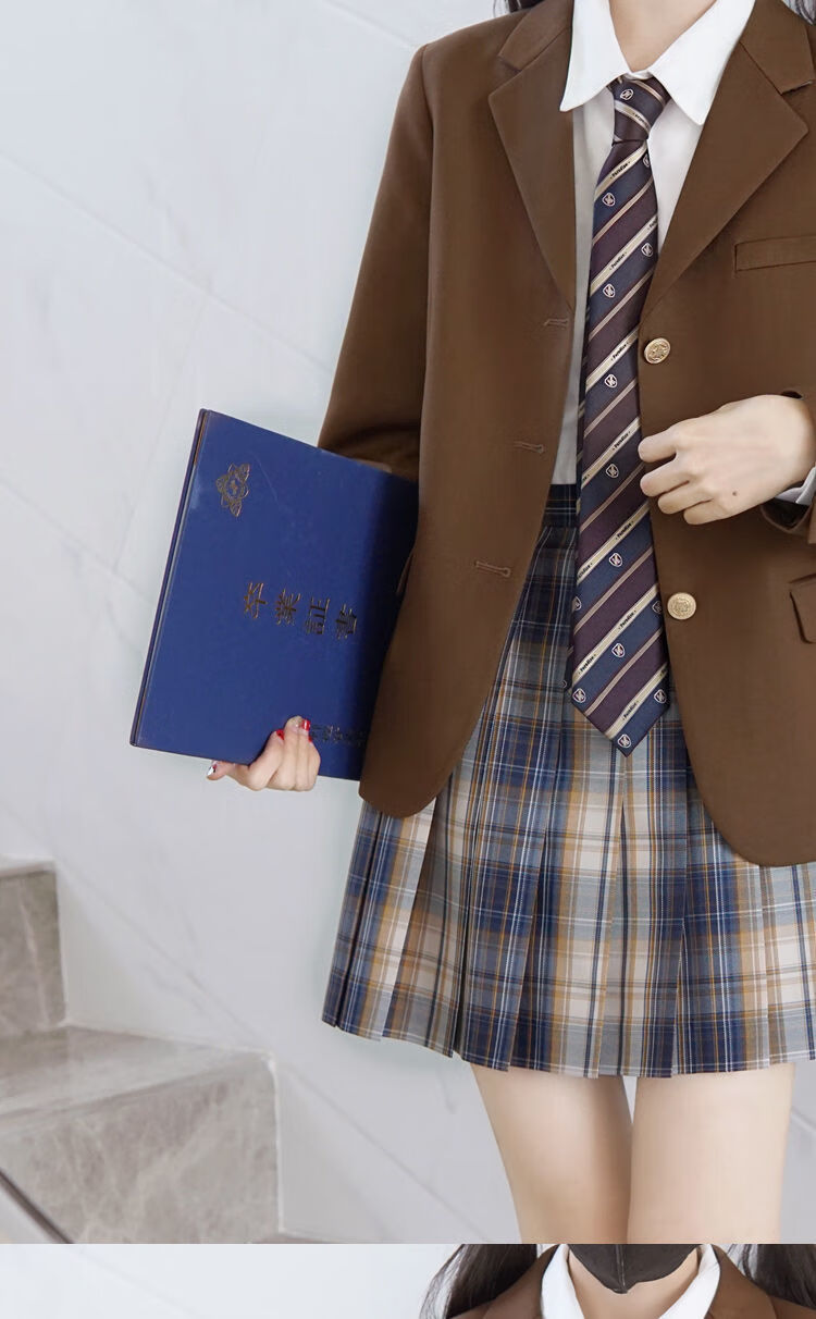 jk制服正品咕妞原创高校jk制服西装正版校供学生服外套秋季学院风日系