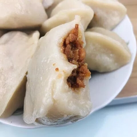 广东五华客家特产酿粄葱头猪肉馅娘粄 梅州特产 真空包装 花生芝麻馅