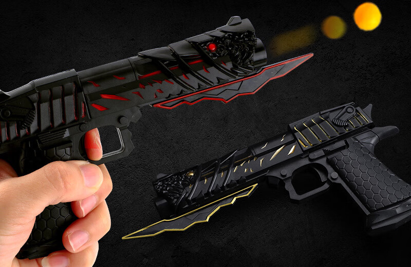 迷你合金玩具枪儿童软弹枪手动上膛可发射软修罗沙鹰模型迷你aug