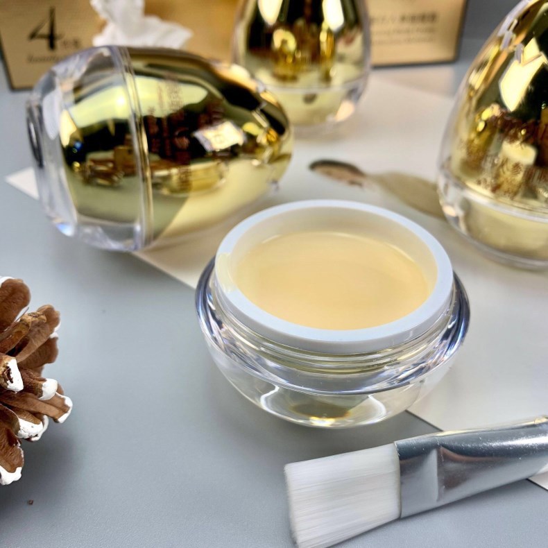 抖音网红同款名美人胶原蛋白人参面膜霜蛋蛋面膜套装4件套4个蛋蛋