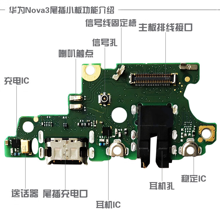 手机尾插5针脚定义图图片