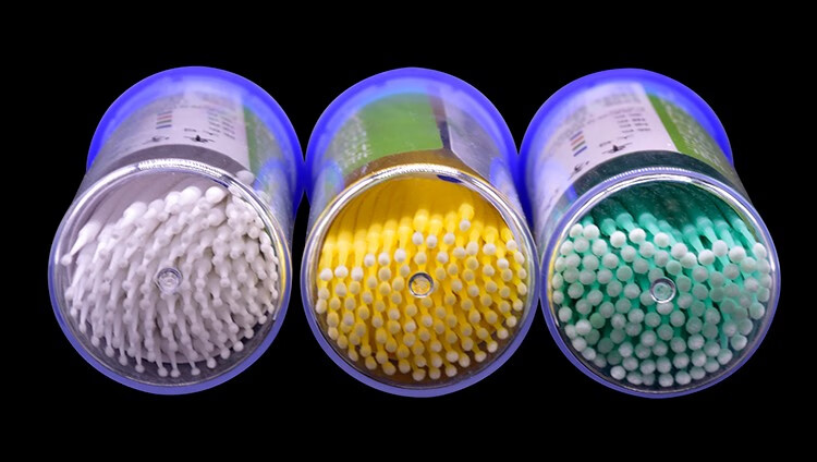 pyd医用棉签牙科材料涂药棒小毛刷小棉棒100支纳米一次性涂药棒不掉毛