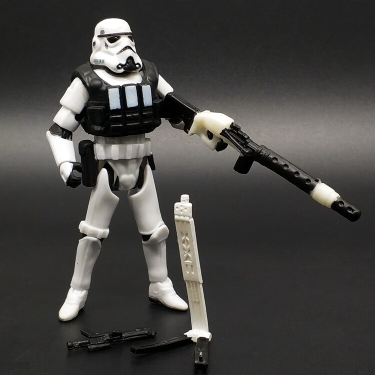 星球大战白兵玩具模型黑武士风暴兵克隆人可动人偶侦察兵公仔 3.