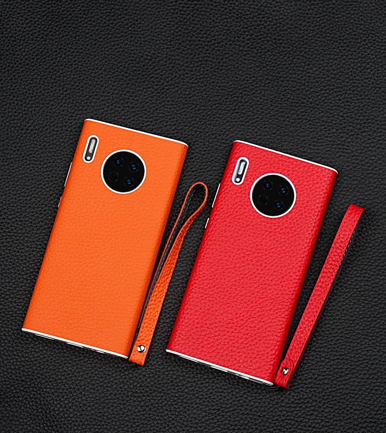 icovercase华为mate30pro手机壳mate30保护套真皮全包防摔皮套男女