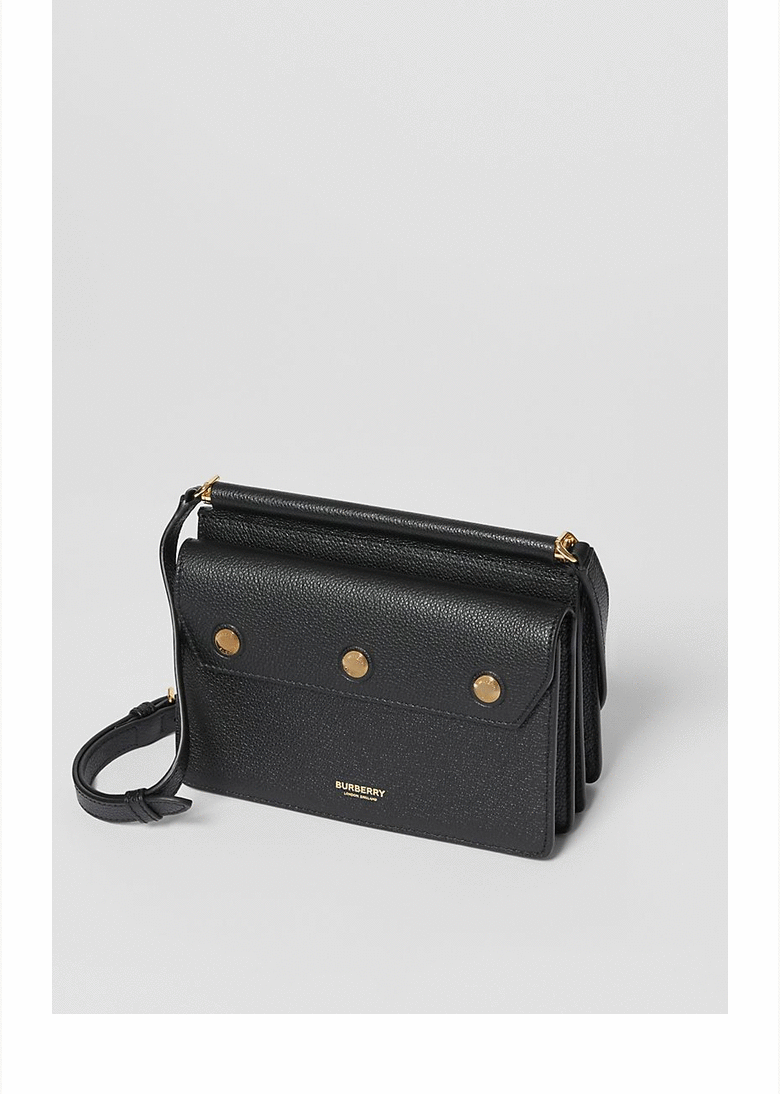 burberry/巴宝莉女包 女士title迷你皮革泰尔特单肩包斜挎包 蜜色