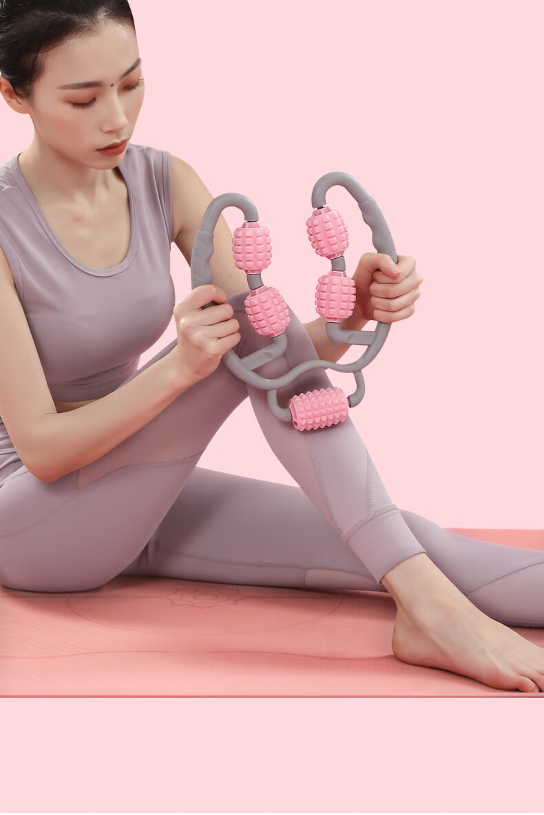 夹腿器男士神器腿部经络按摩器疏通瘦小腿滚轮环形夹放松肌肉神器瑜伽