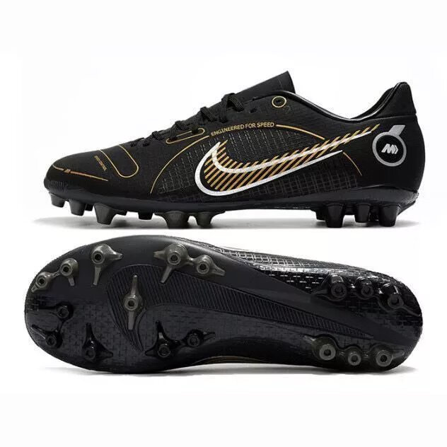 5代足球鞋c罗高帮ag低帮fg姆巴佩人工草刺客15代 9 38 偏小1码【图片