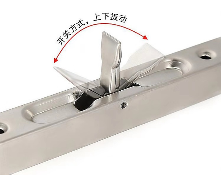 大门双开门防盗门插销暗插销上下天地大门子母门双开门暗藏式不锈钢