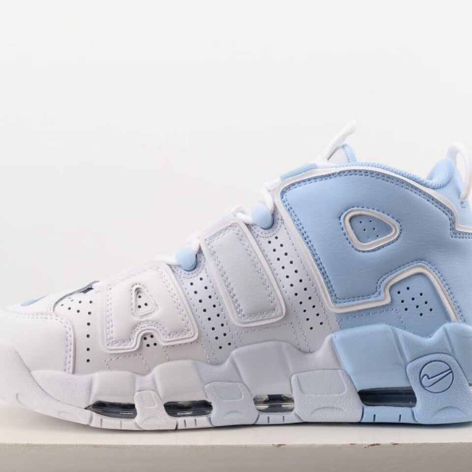 纯原版本air more uptempo 白蓝配色 皮蓬经典高街篮球鞋系列 纯原