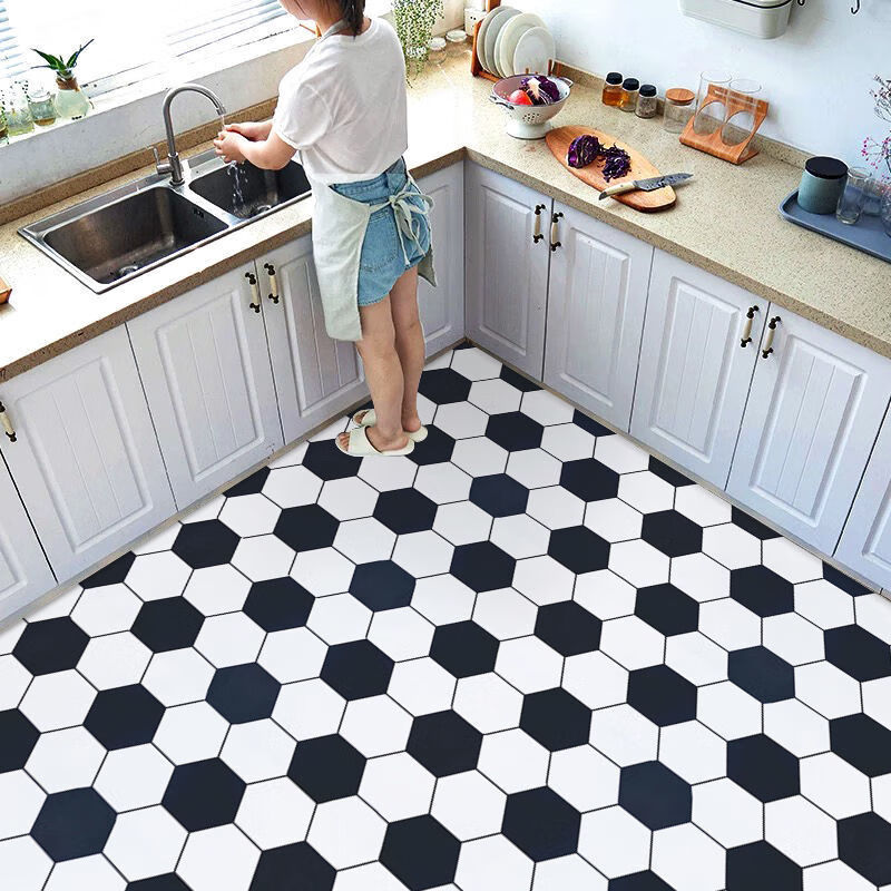 地板革加厚耐磨地板革加厚地胶耐磨pvc自粘地板革厨房浴室卫生间防滑