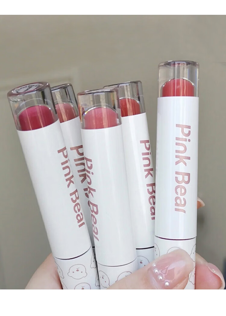 pinkbear唇釉镜面水光皮可熊女小众品牌海绵宝宝皮克熊唇泥l340冰糖
