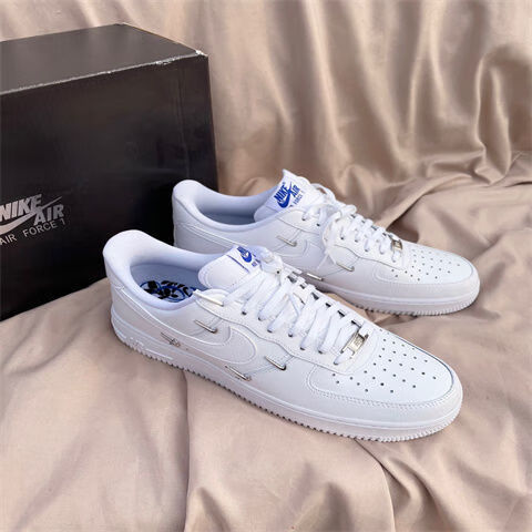air f03orce 1 四钩 泫雅同款 白蓝四勾小钩钩空军一号板鞋女鞋 空军
