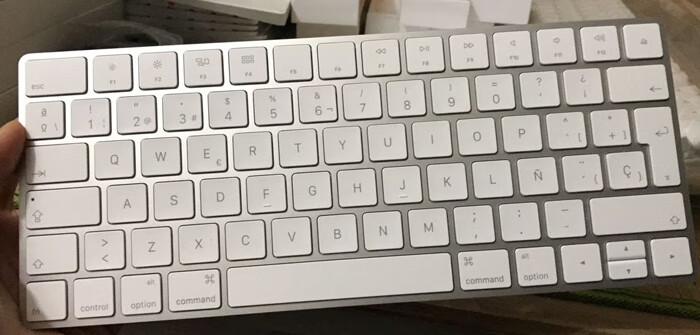 苹果无线蓝牙ipad键盘imac电脑 magic keyboard 2 二代 妙控充电 国标