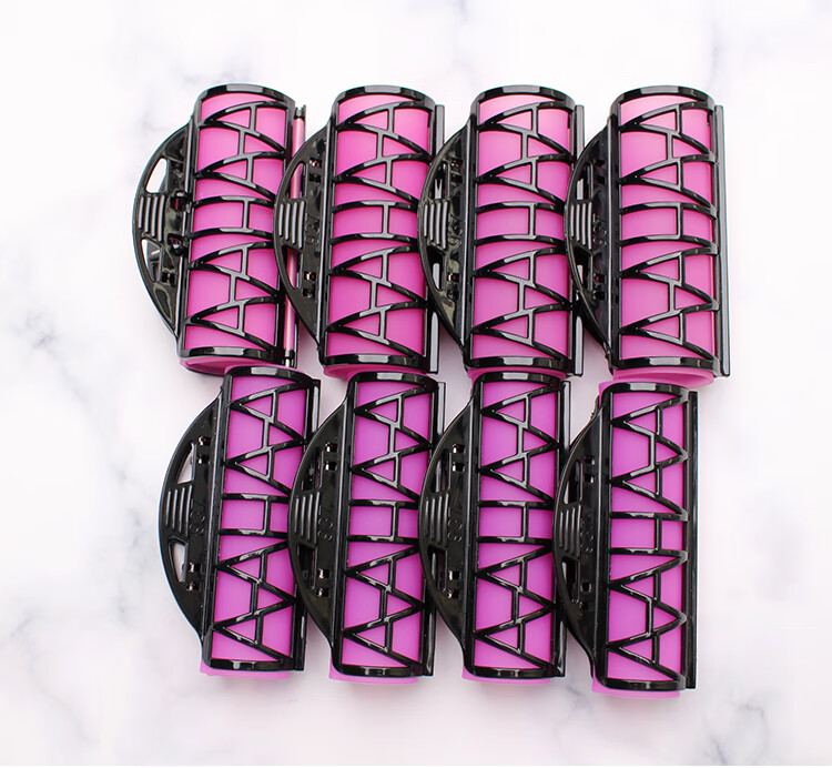 硅胶烫发夹子艾文芭菲热烫数码陶瓷保温夹发廊隔热变色压力夹硅胶夹带