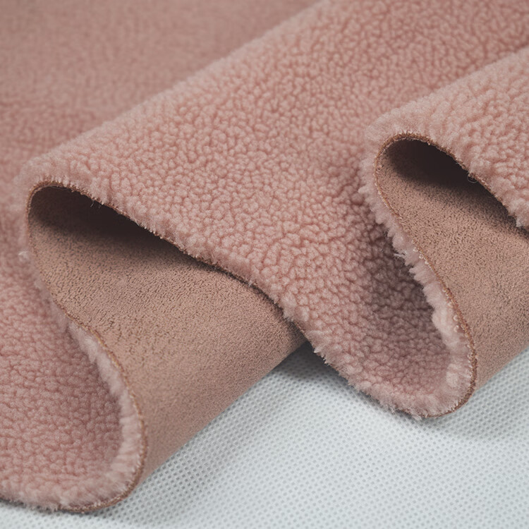 冬季复合加厚羊羔毛绒皮毛一体布料裤子马甲外套风衣大衣服装面料此款